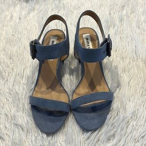 NEW MATT & NAT ELYSA WOMEN'S VEGAN HIGH HEEL SANDALS IN SKY BLUE NWOB SIZE 7